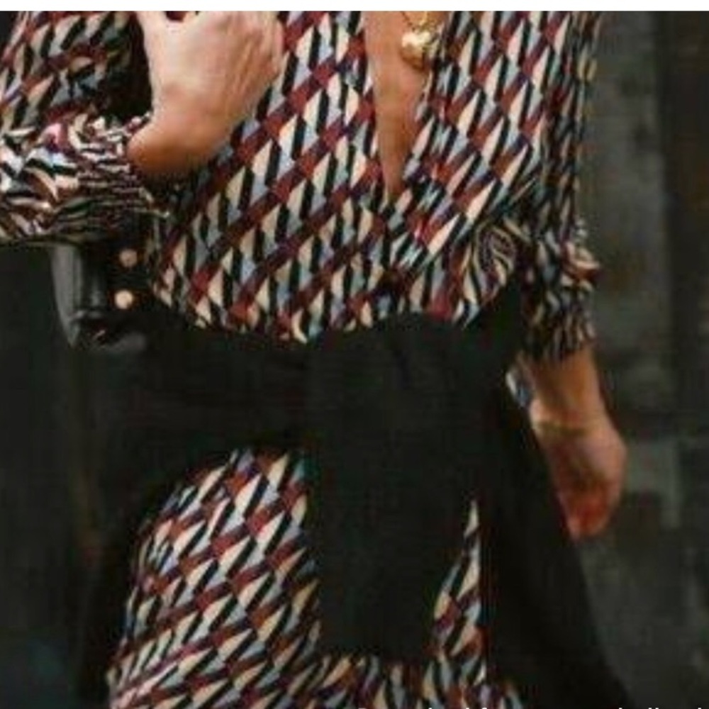 ZARA • Geo Print Sussy Maxi Dress in Geometric Print - Picture 8 of 16